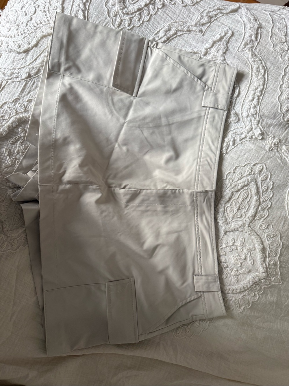 Zara Beige Utility Cargo Skirt